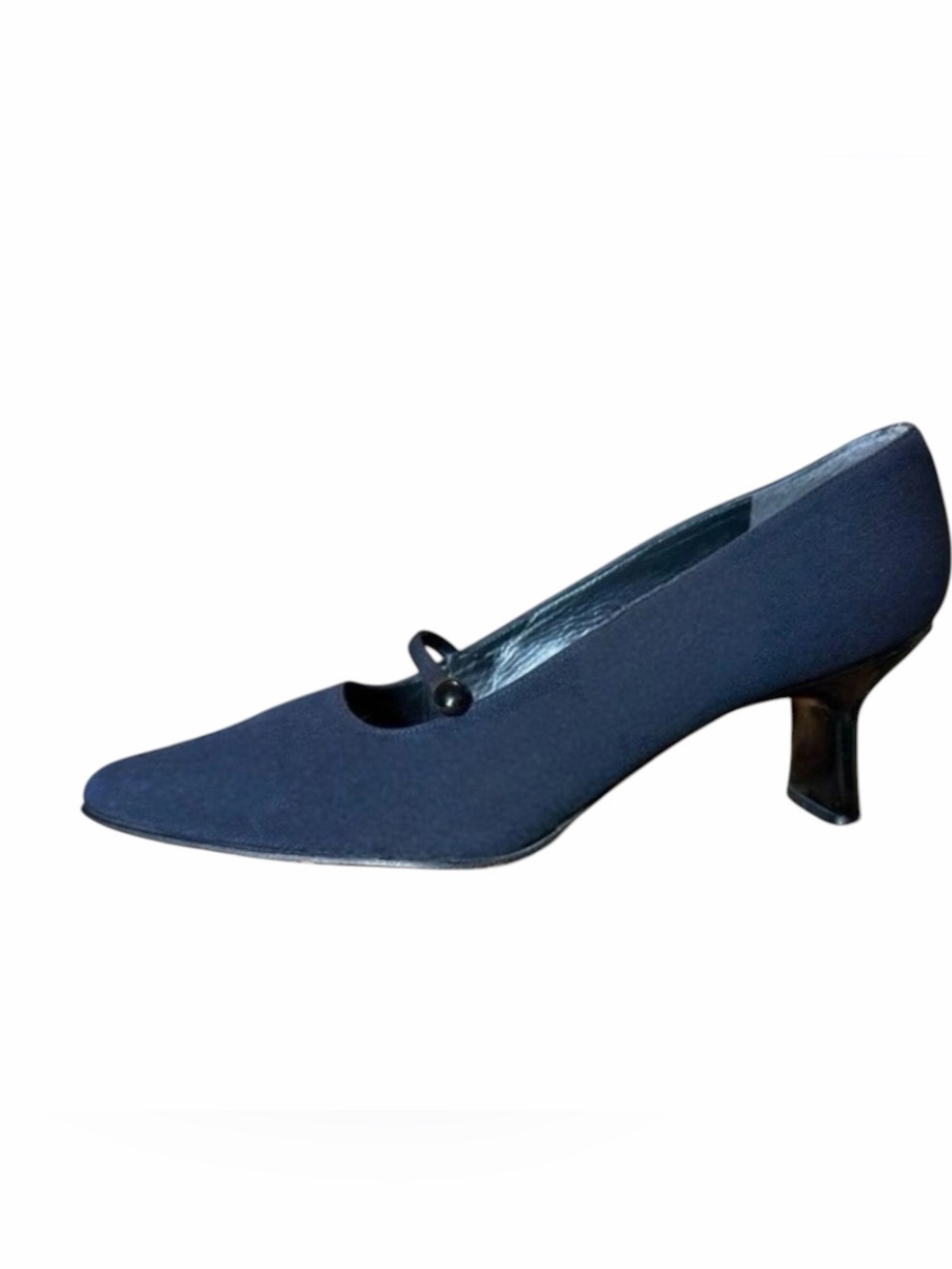 Vintage Stuart Weitzman Navy Blue Mary Jane Pumps Size 10B